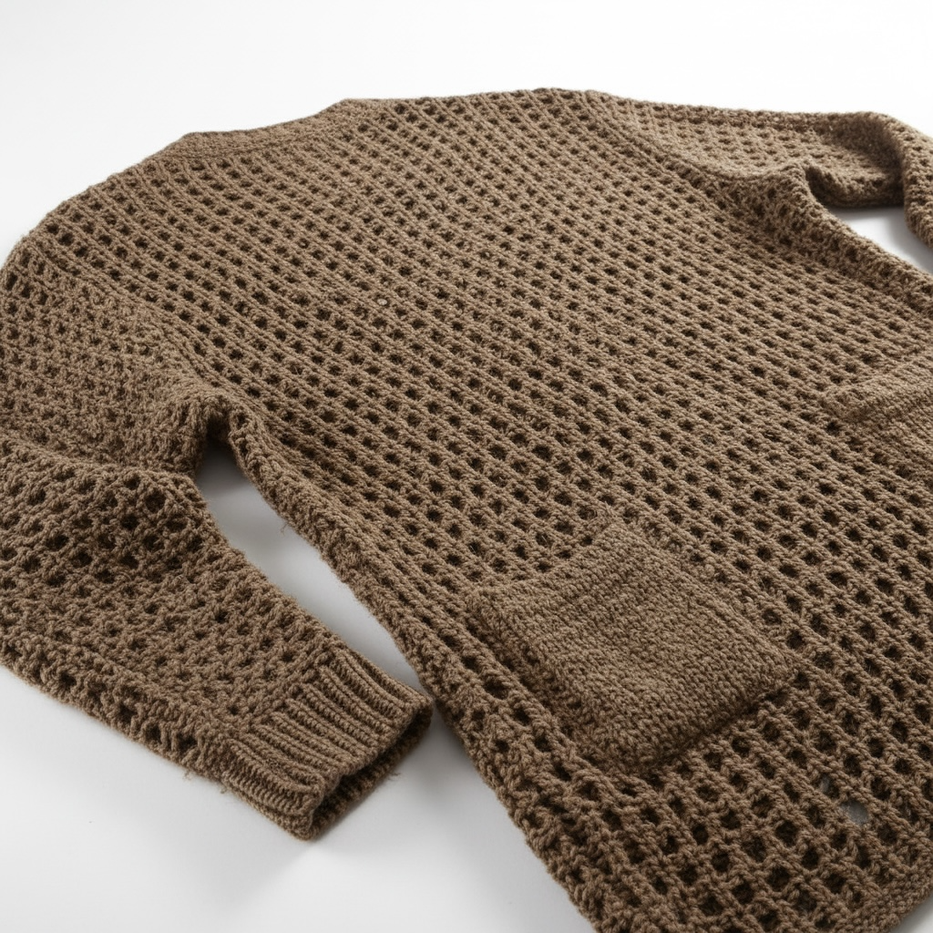 The Mocha Open Knit Cardigan